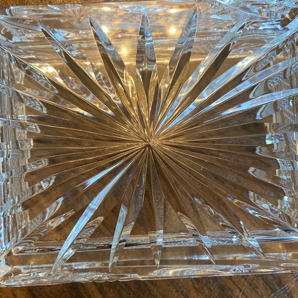 Bohemian Czech Vintage Crystal Cover Dish/Box - Picture 7 of 8